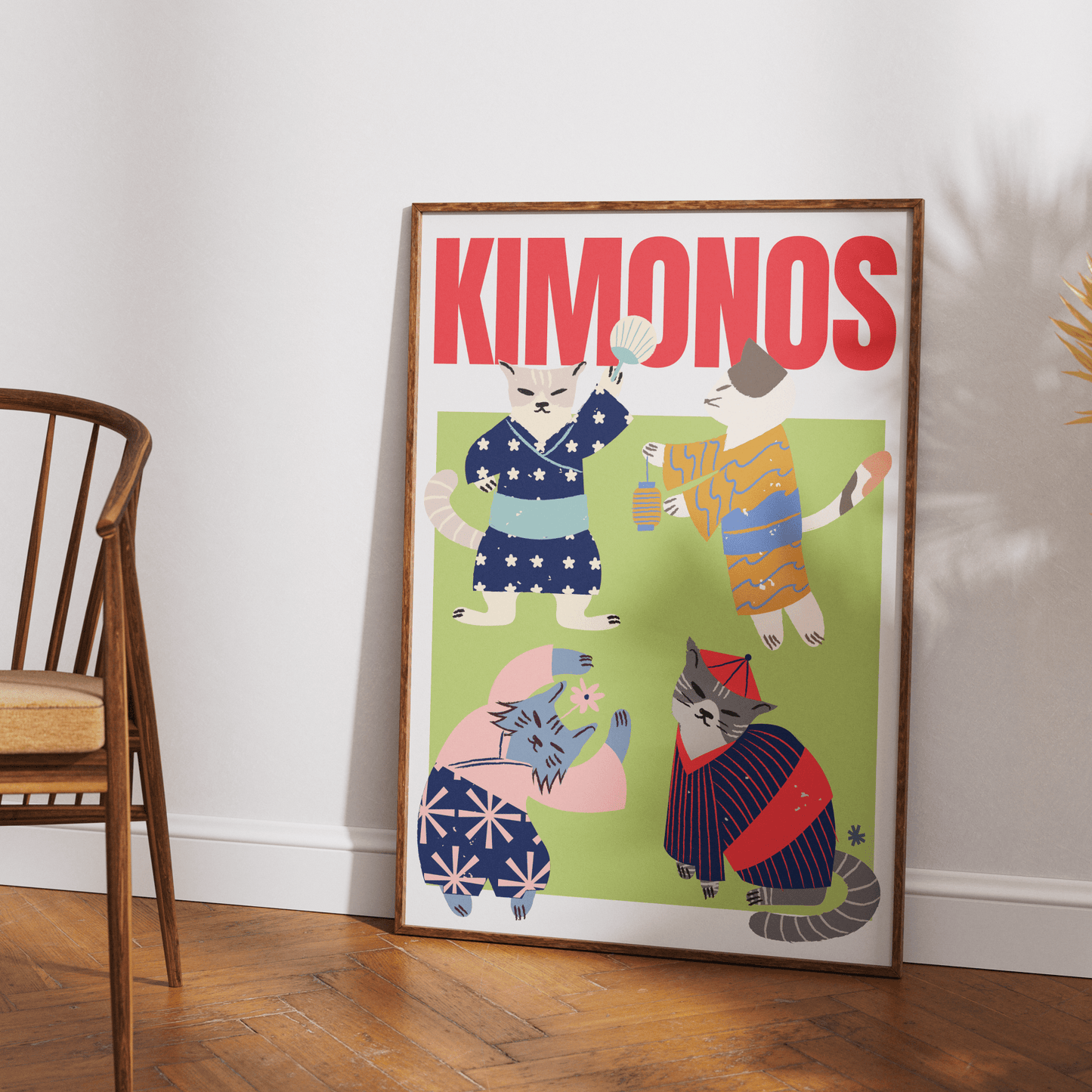 Kimonos Posters - 98typesJapanese Art Collection