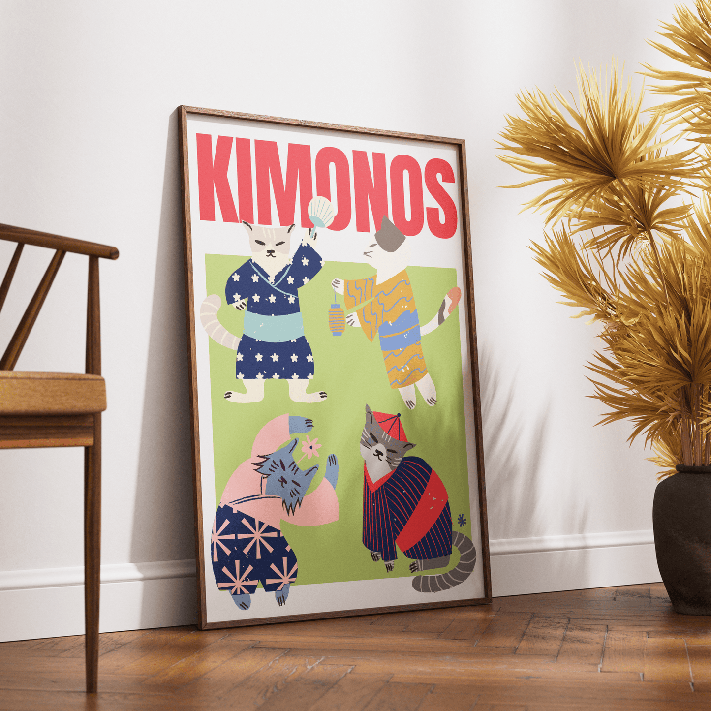Kimonos Posters - 98typesJapanese Art Collection