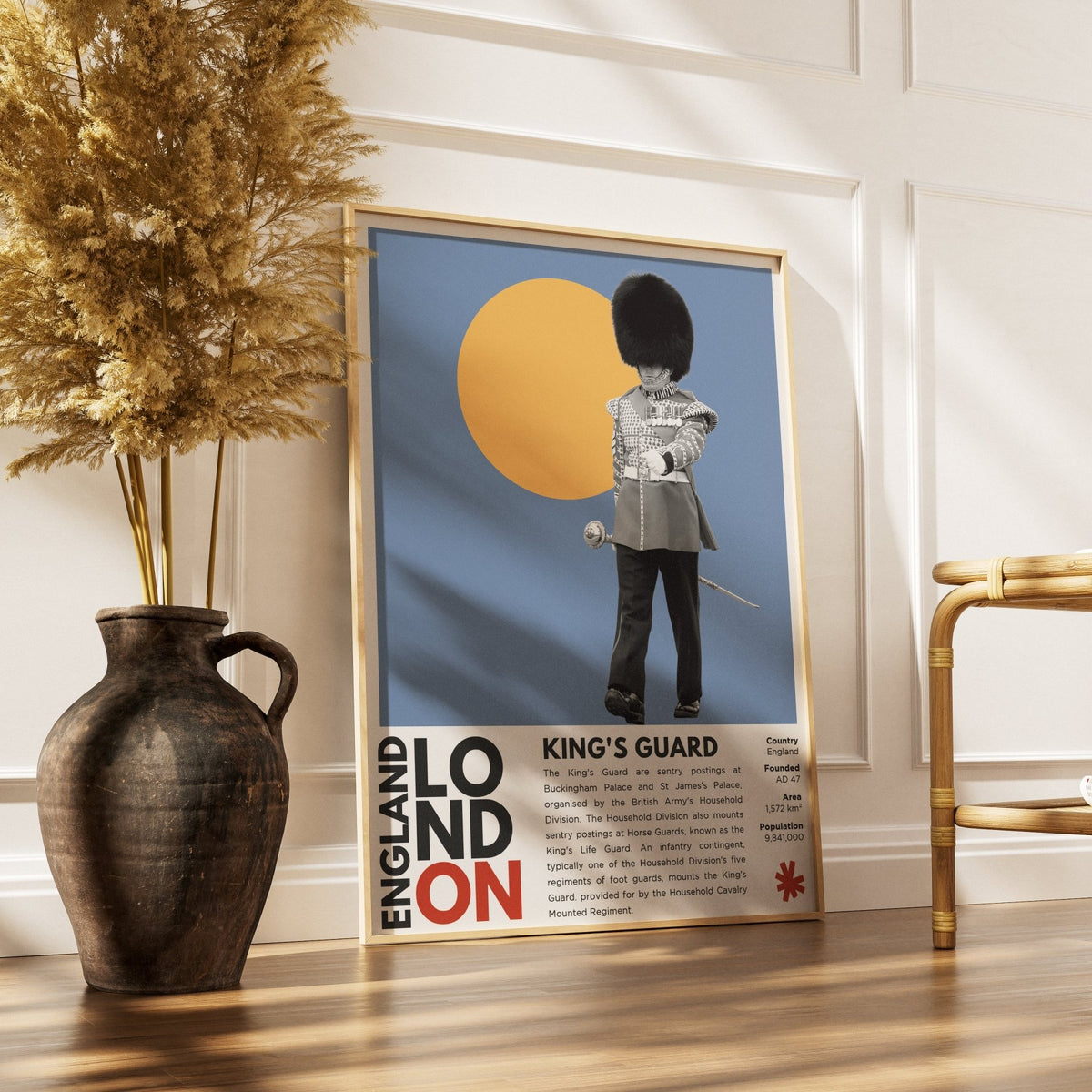 King's Guard Illustration Posters - 98typesLondon Illustrations