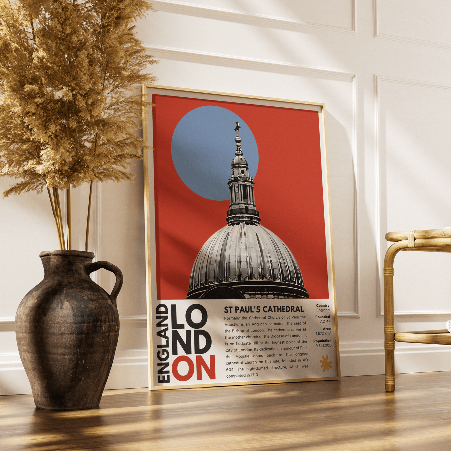St Paul's Cathedral Illustration Poster - 98typesLondon Illustrations