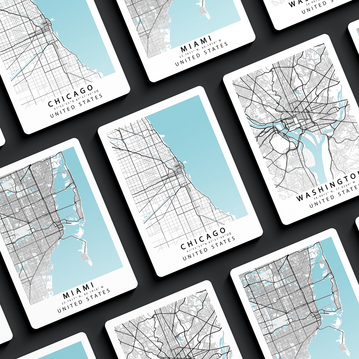 Where We Met custom street map print personalised gift UK
