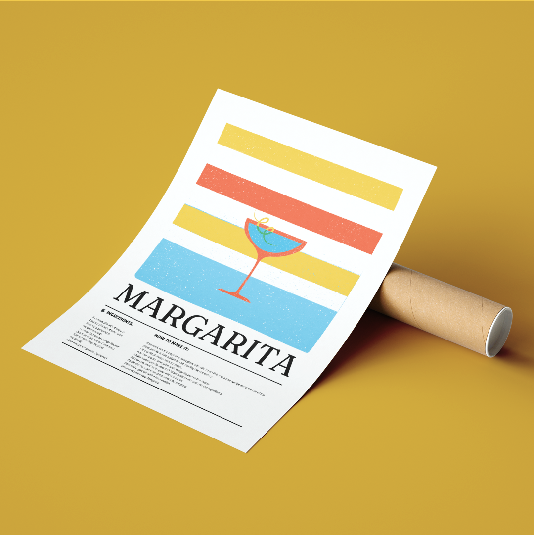 Margarita Cocktail Posters