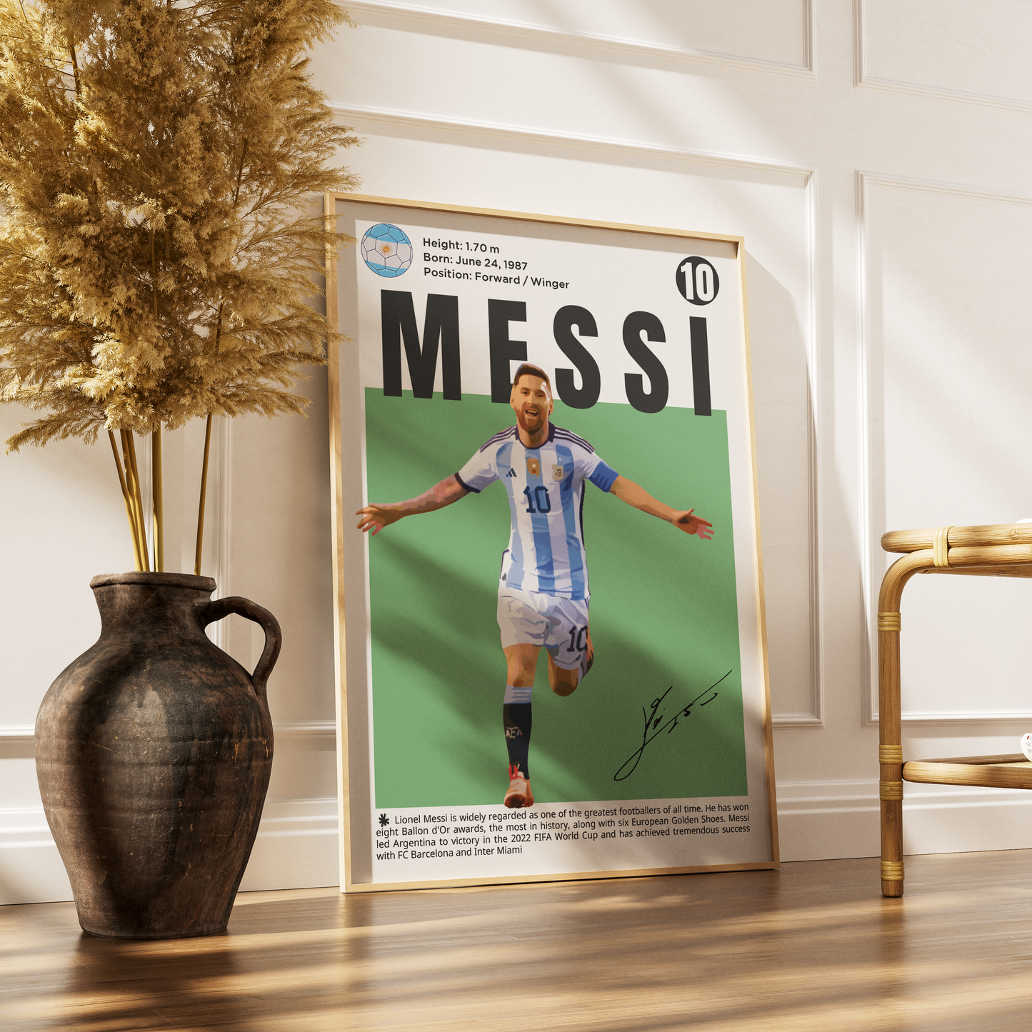 Messi N10 Football Posters