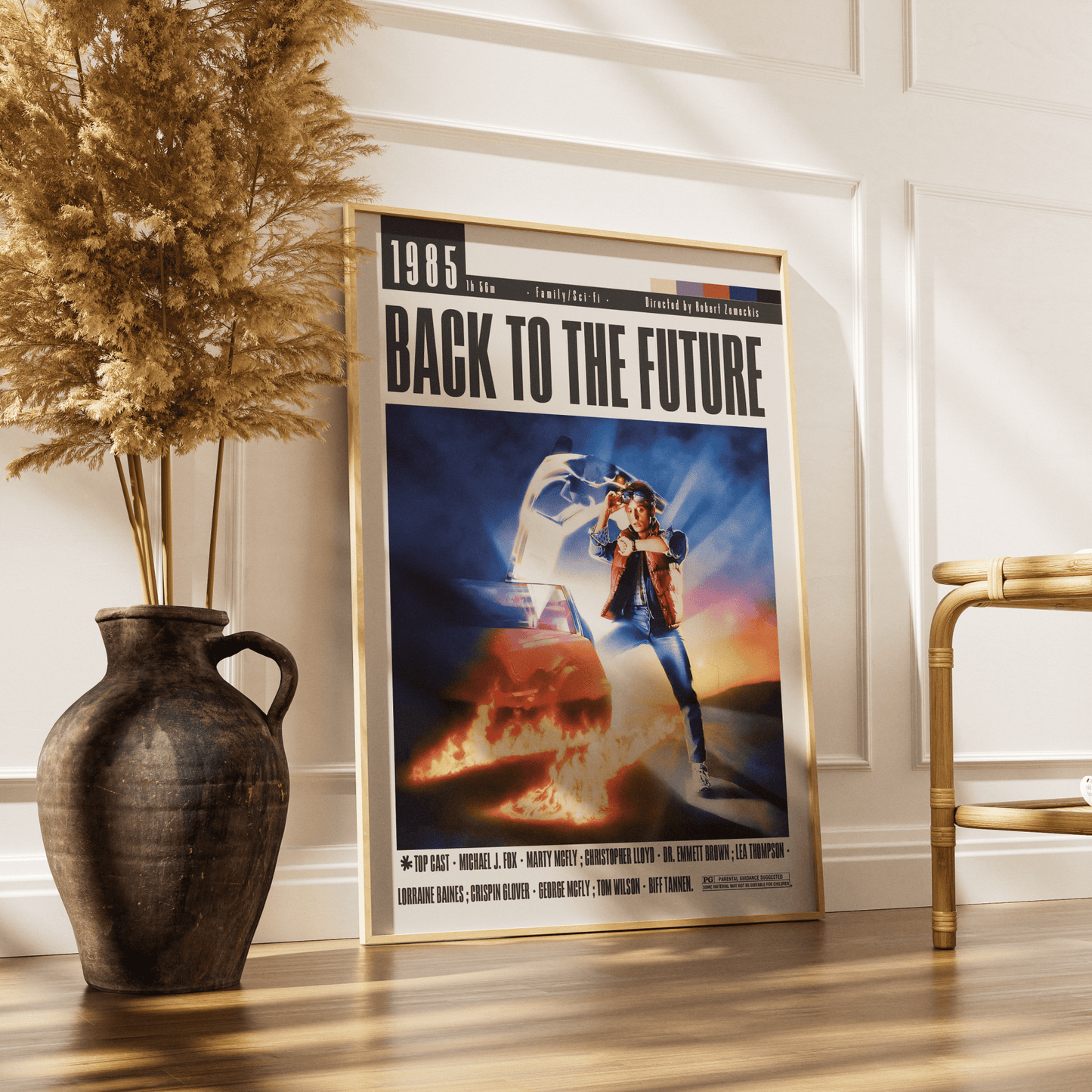 Back to the Future (1985) Movie Poster - 98 Types StudioModern Minimal Movies
