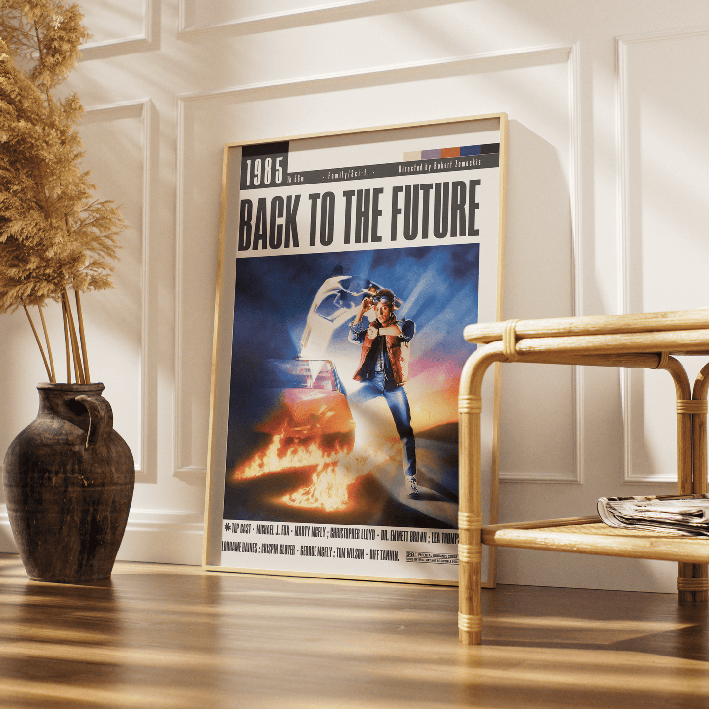 Back to the Future (1985) Movie Poster - 98 Types StudioModern Minimal Movies