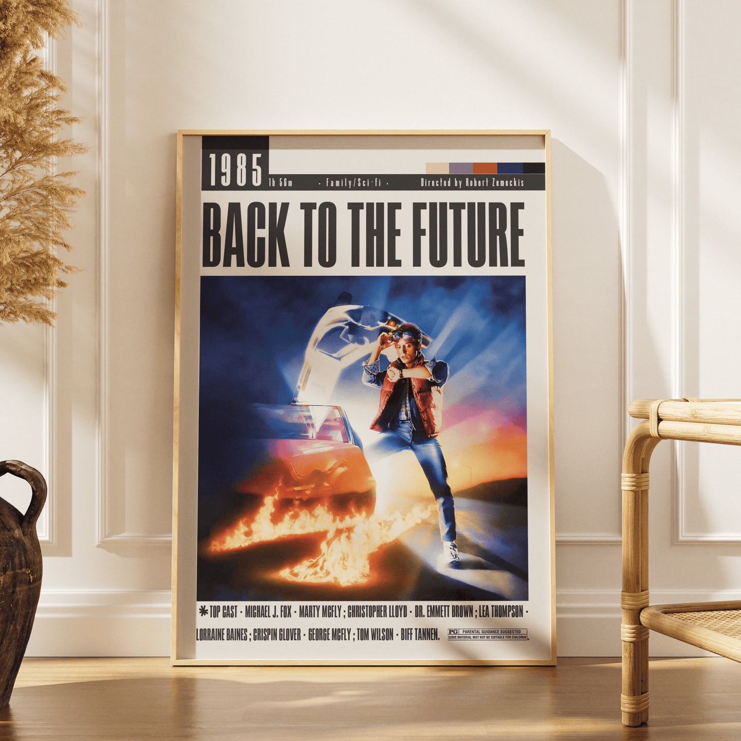 Back to the Future (1985) Movie Poster - 98 Types StudioModern Minimal Movies