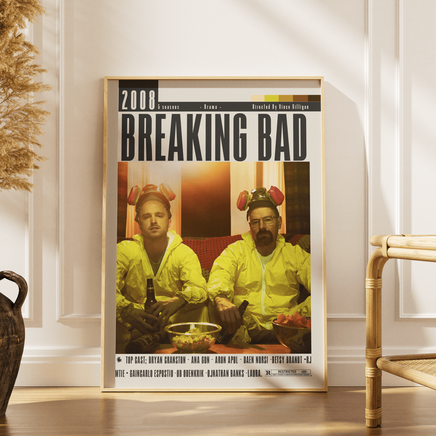 Breaking Bad (2008–2013) Tv Serie Poster - 98 Types StudioModern Minimal Movies
