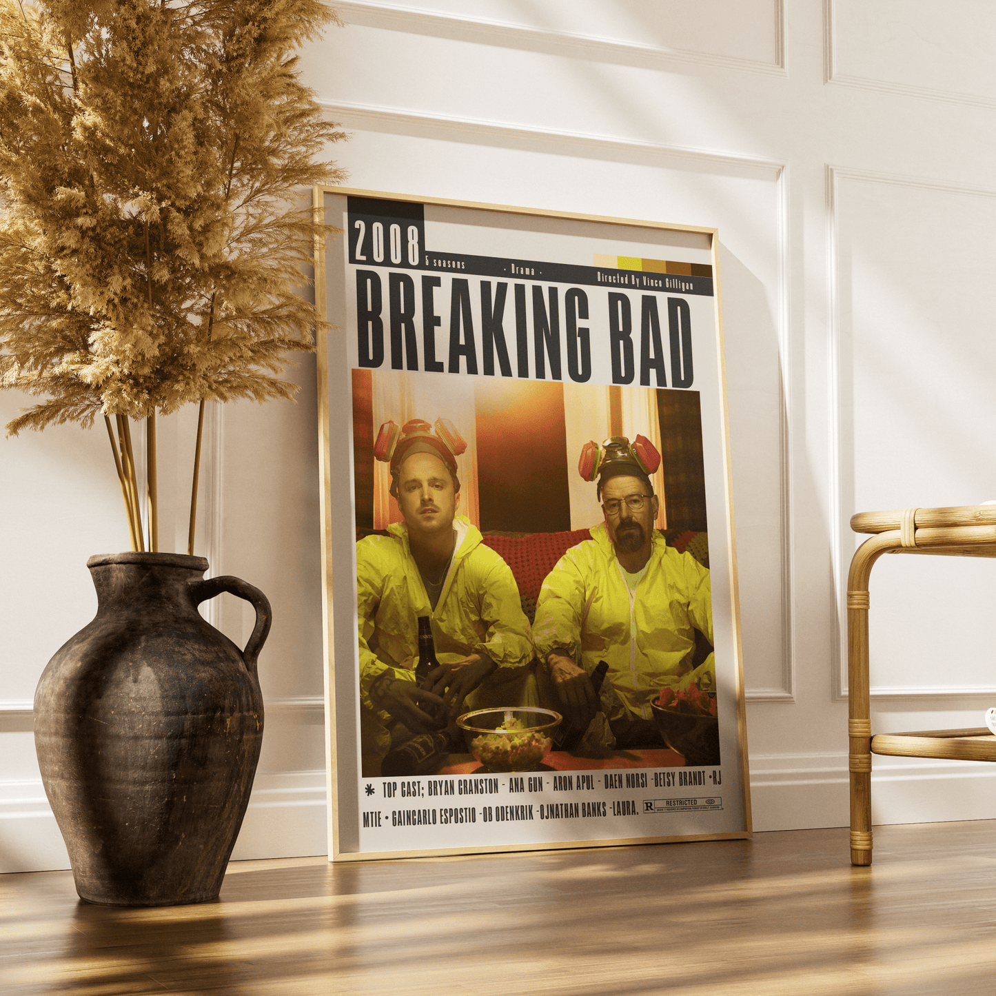 Breaking Bad (2008–2013) Tv Serie Poster - 98 Types StudioModern Minimal Movies