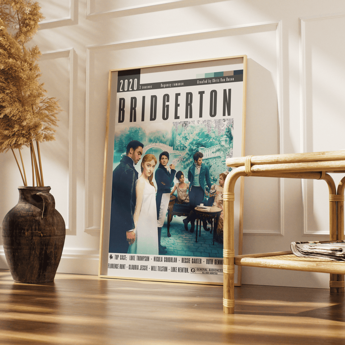 Bridgerton TV Series Poster - 98 Types StudioModern Minimal Movies