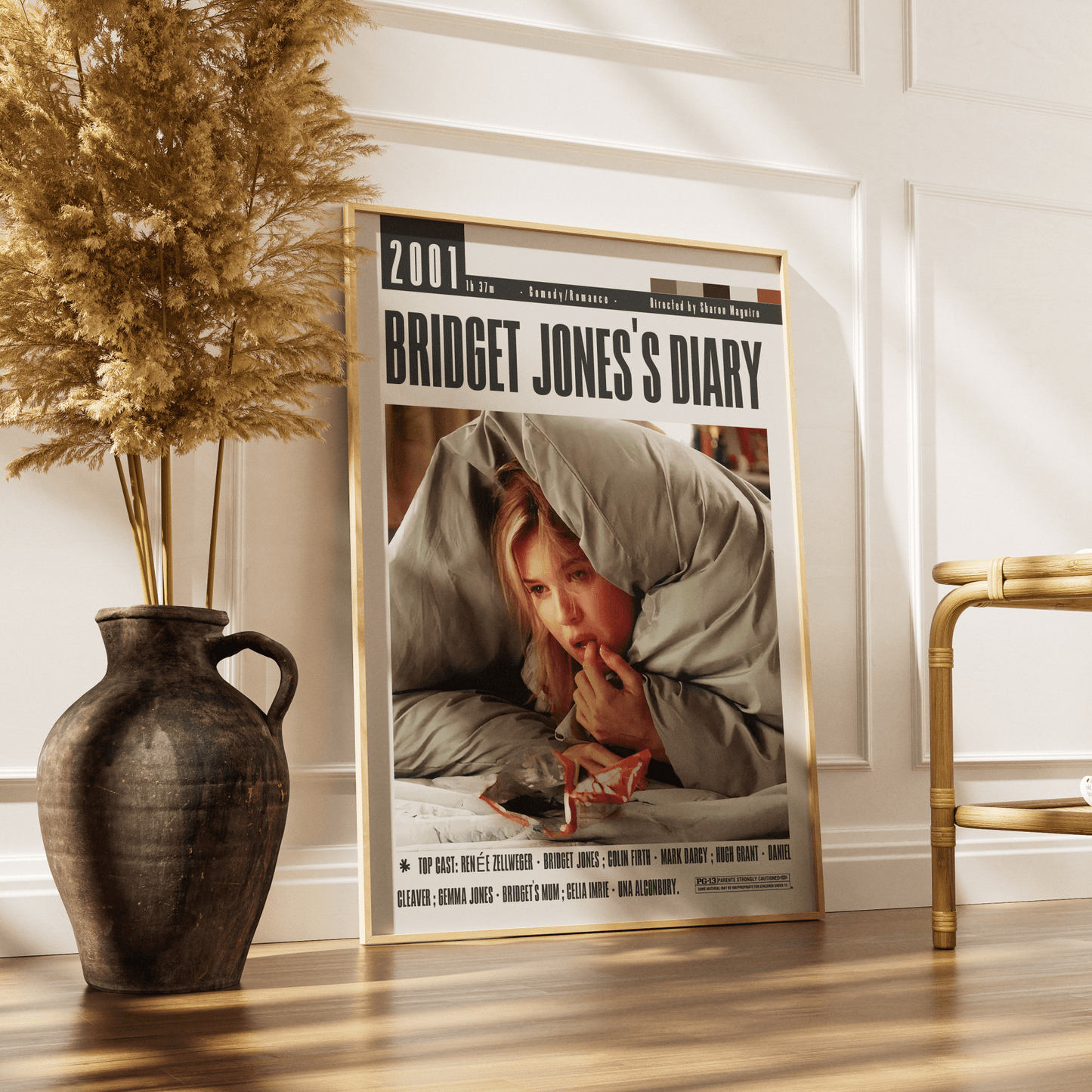 Bridget Jones’s Diary (2001) Movie Poster - 98 Types StudioModern Minimal Movies
