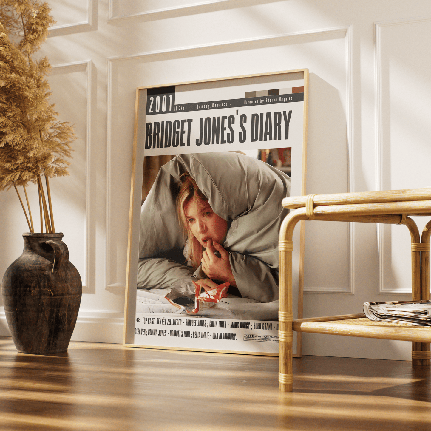 Bridget Jones’s Diary (2001) Movie Poster - 98 Types StudioModern Minimal Movies