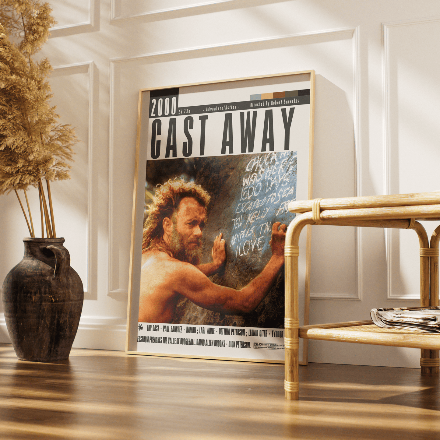 Cast Away (2000) Movie Poster - 98 Types StudioModern Minimal Movies