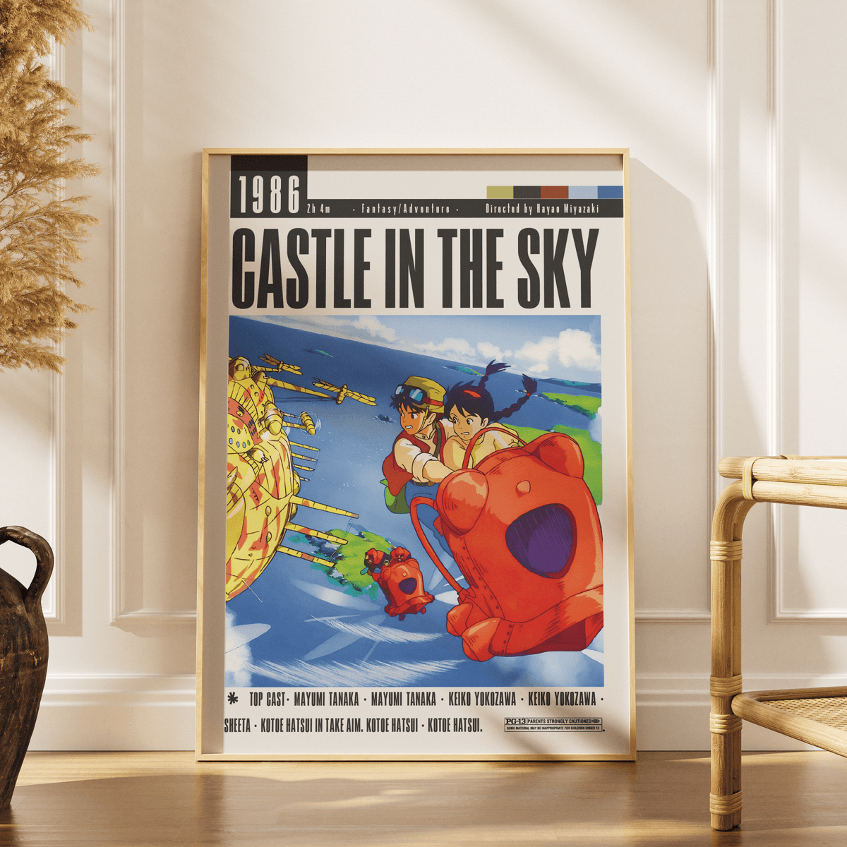 Castle in the Sky (1986) Movie Posters - 98 Types StudioModern Minimal Movies