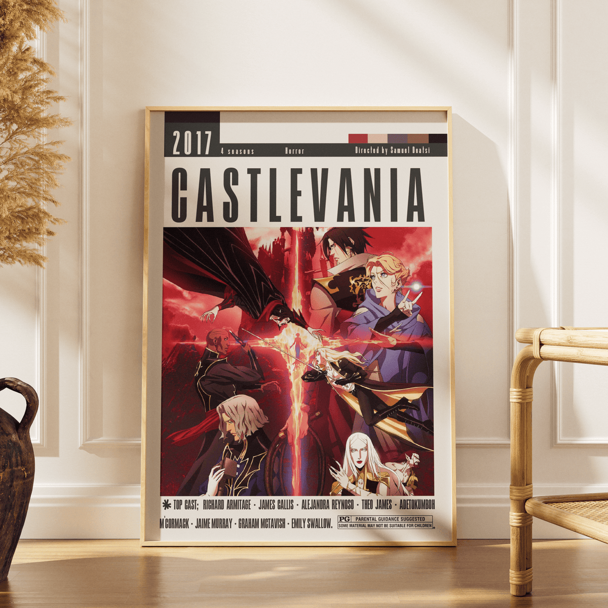 Castlevania (Netflix Series) Poster - 98 Types StudioModern Minimal Movies