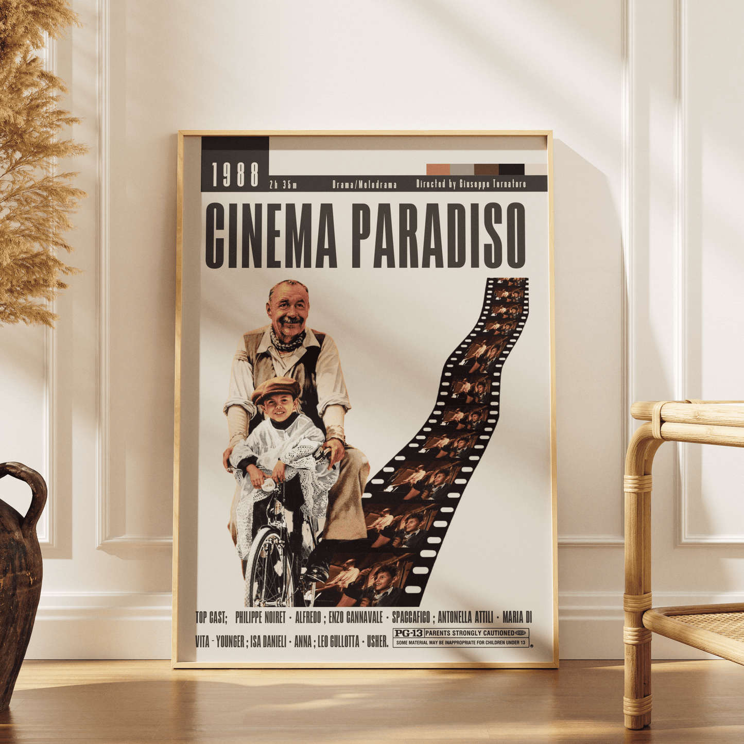 Cinema Paradiso (1988) Movie Poster - 98 Types StudioModern Minimal Movies