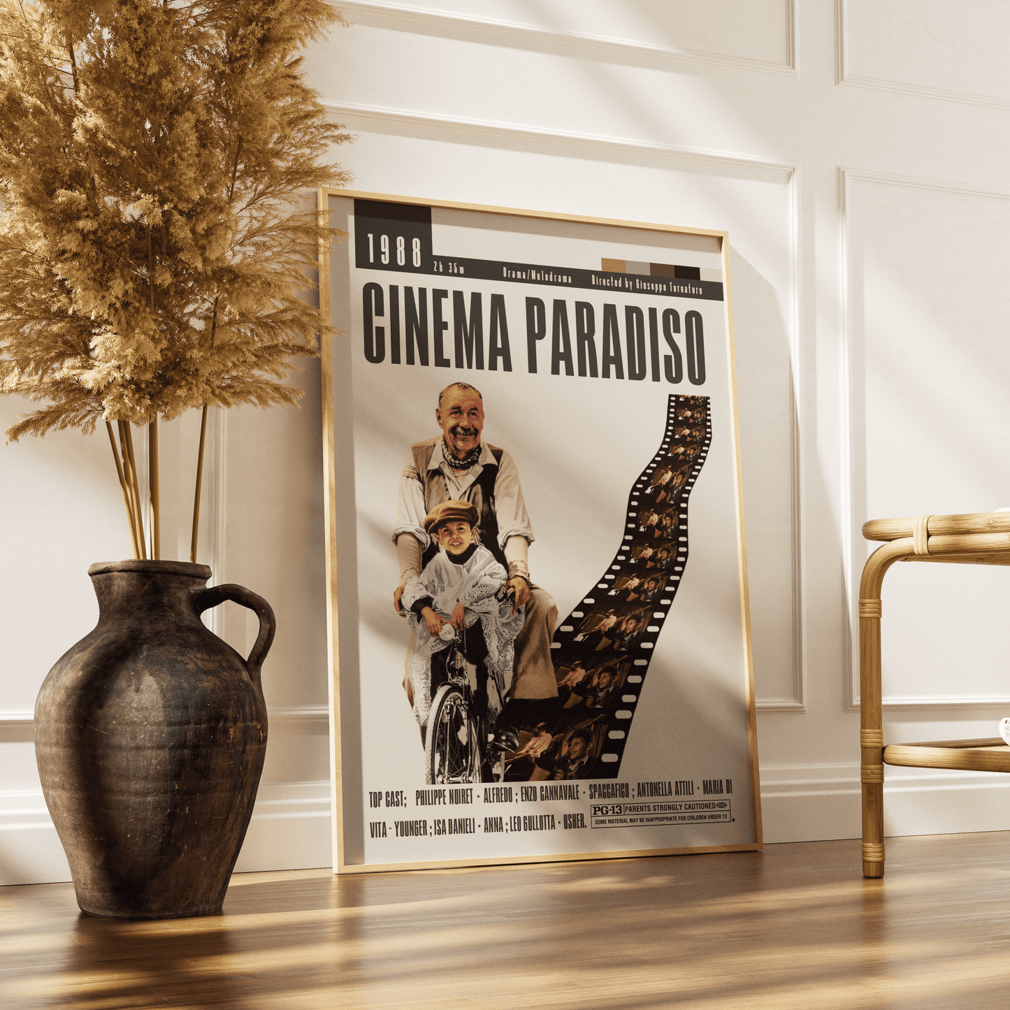 Cinema Paradiso (1988) Movie Poster - 98 Types StudioModern Minimal Movies