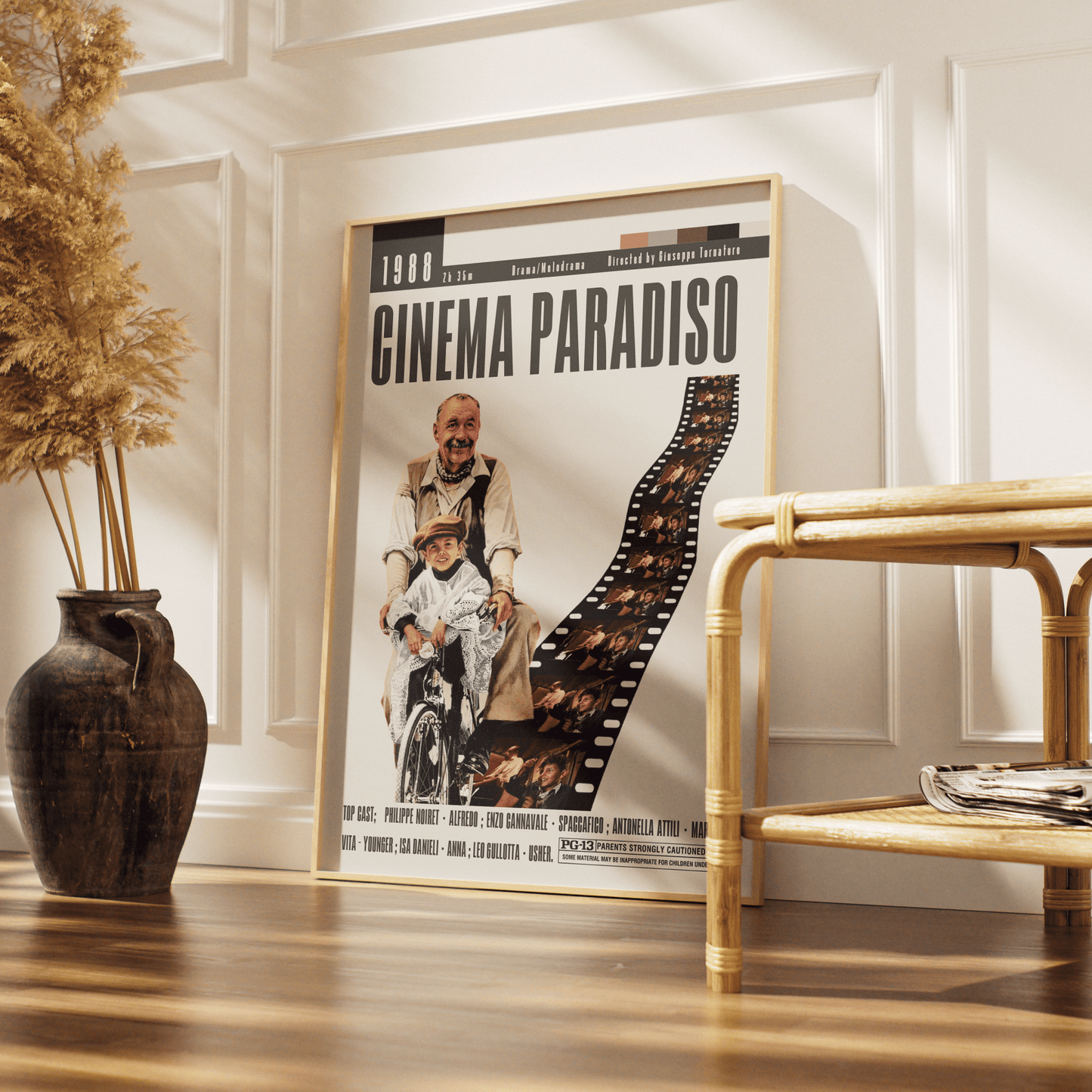 Cinema Paradiso (1988) Movie Poster - 98 Types StudioModern Minimal Movies