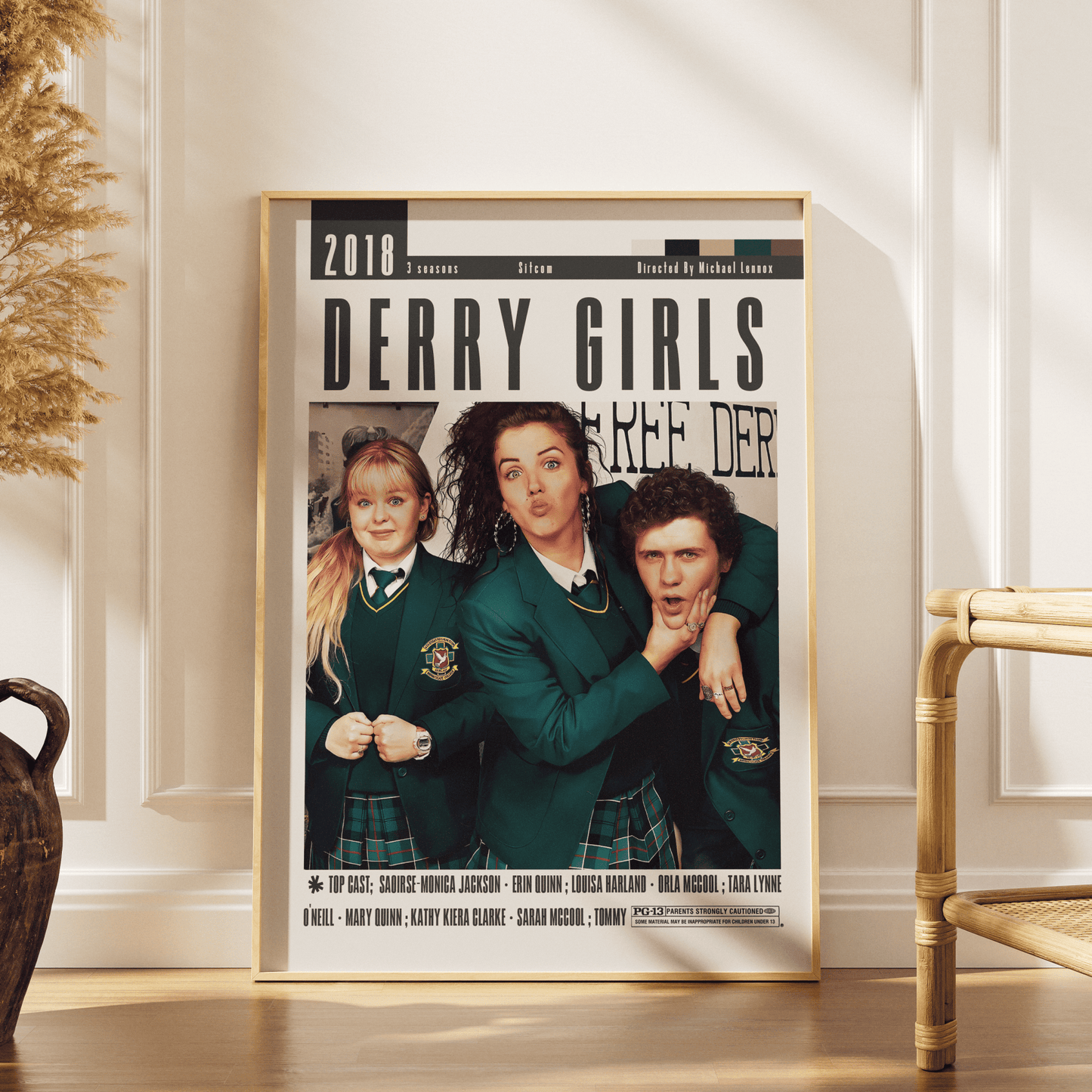 Derry Girls TV Series Posters - 98 Types StudioModern Minimal Movies