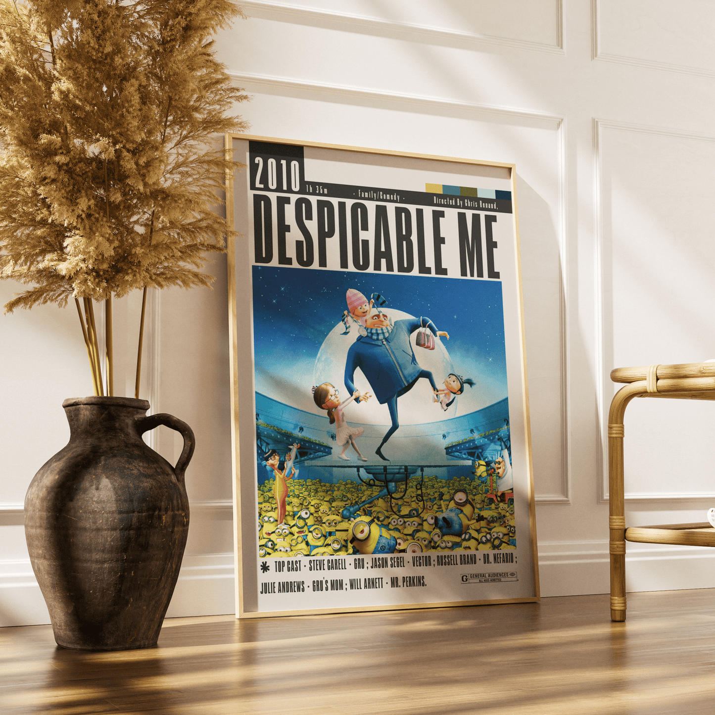 Despicable Me (2010) Movie Poster - 98 Types StudioModern Minimal Movies