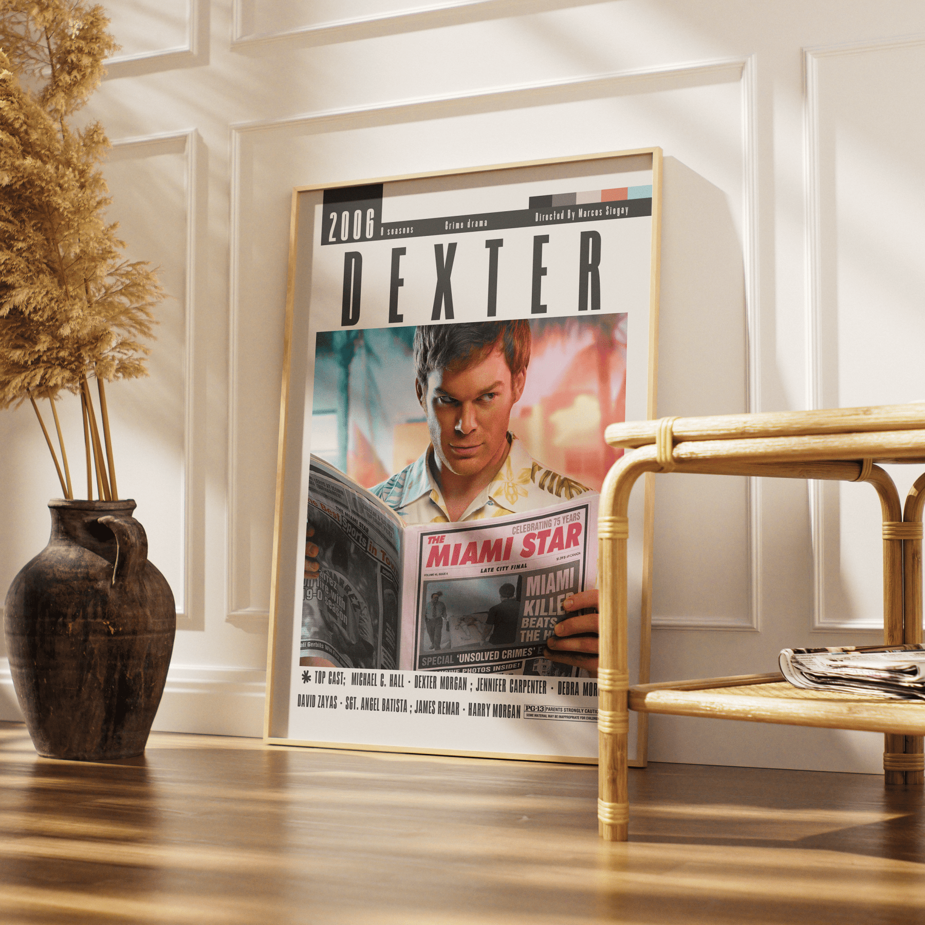 Dexter (2006–2013) TV Series Poster - 98 Types StudioModern Minimal Movies