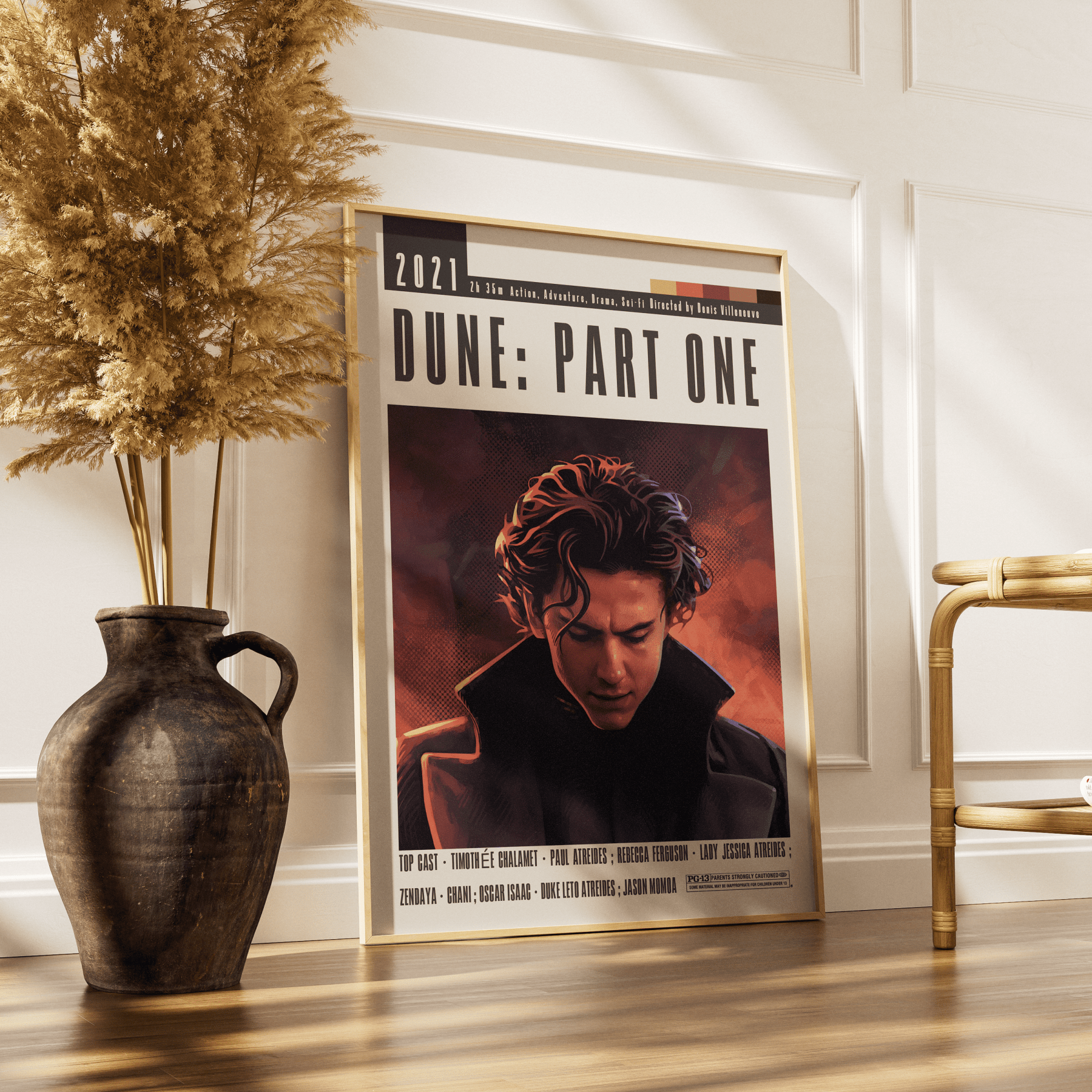 Dune: Part One 2021 Movie Poster - 98 Types StudioModern Minimal Movies