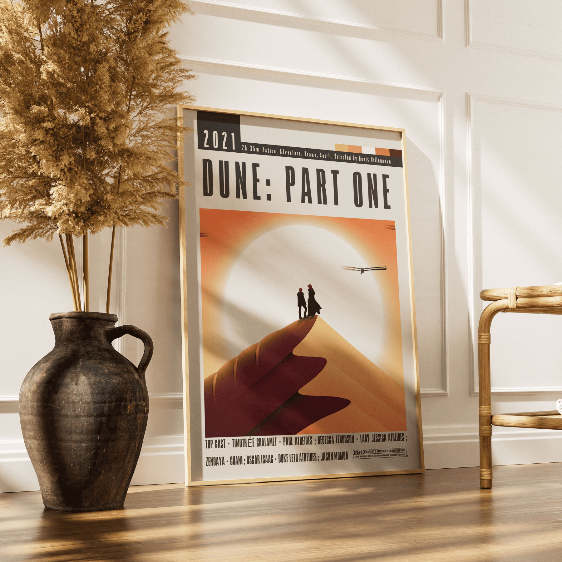 Dune: Part One (2021) Movie Poster - 98 Types StudioModern Minimal Movies