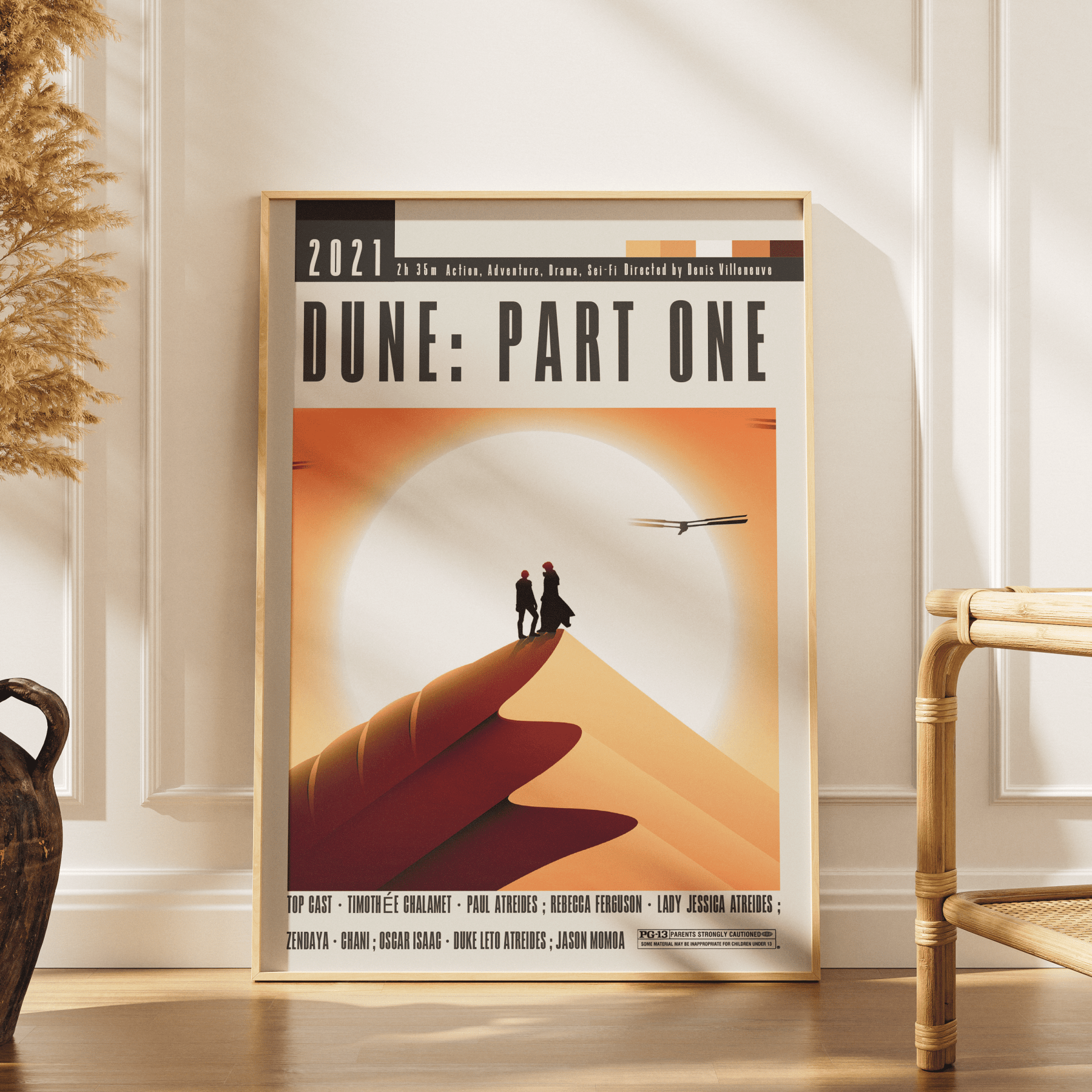 Dune: Part One (2021) Movie Poster - 98 Types StudioModern Minimal Movies
