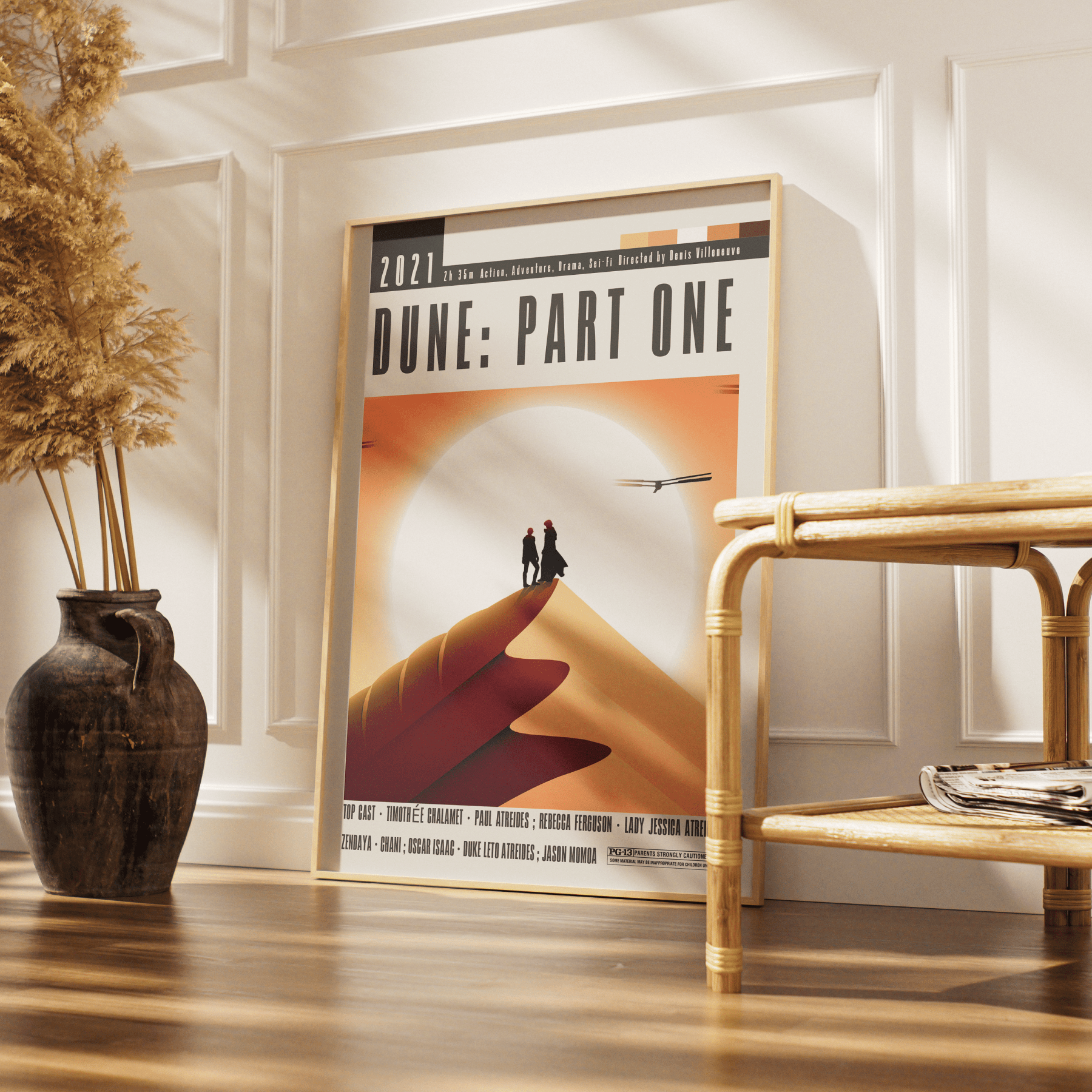 Dune: Part One (2021) Movie Poster - 98 Types StudioModern Minimal Movies