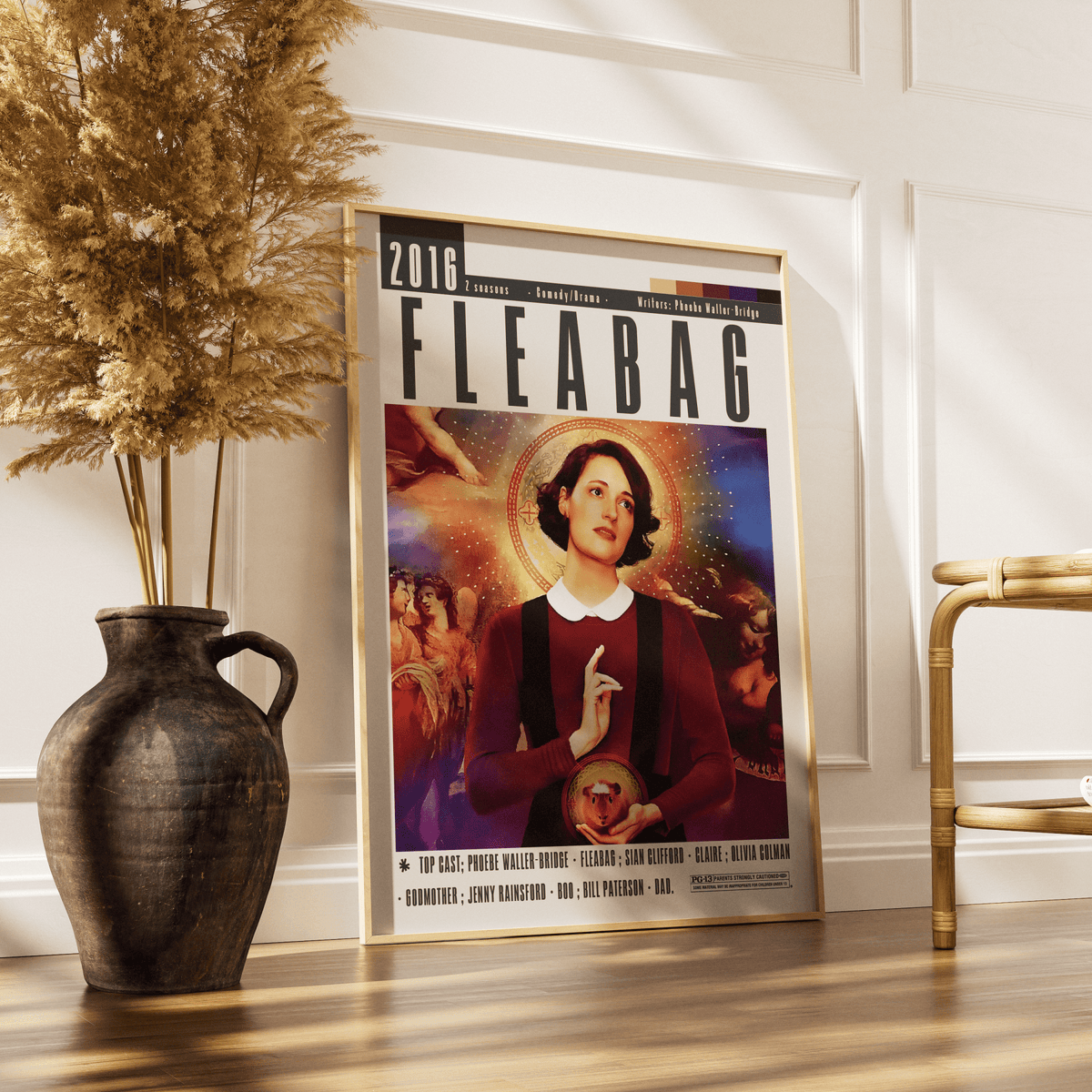 Fleabag BBC Three TV series poster — Phoebe Waller-Bridge comedy drama wall art print UK