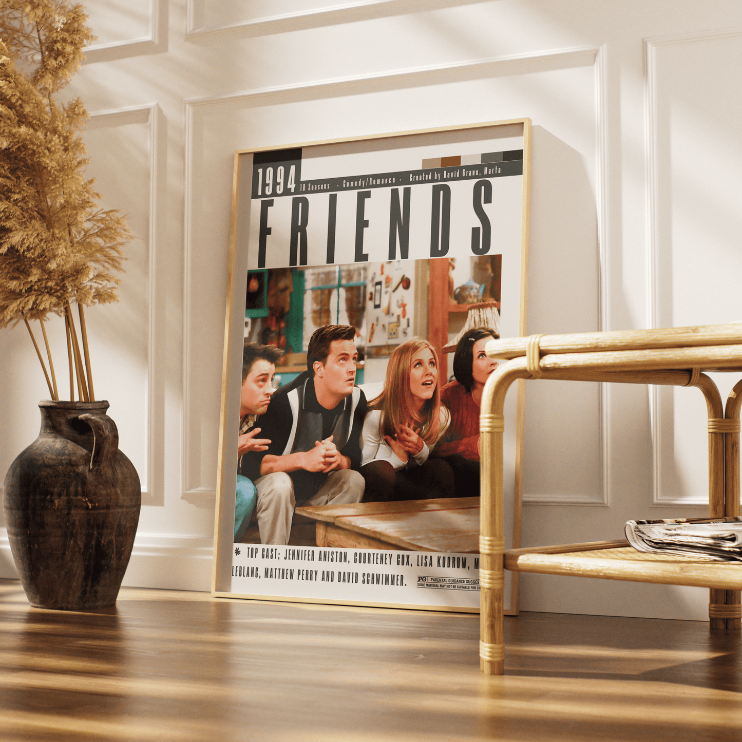 Friends (1994–2004) TV Serie Poster - 98 Types StudioModern Minimal Movies