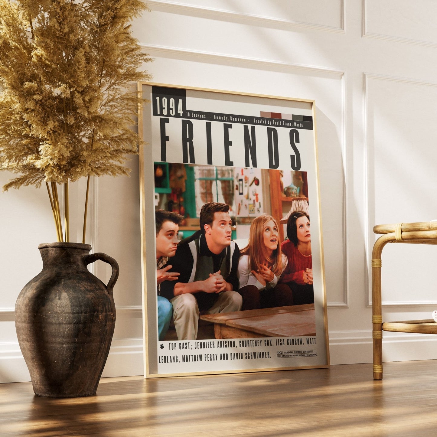 Friends (1994–2004) TV Serie Poster - 98 Types StudioModern Minimal Movies