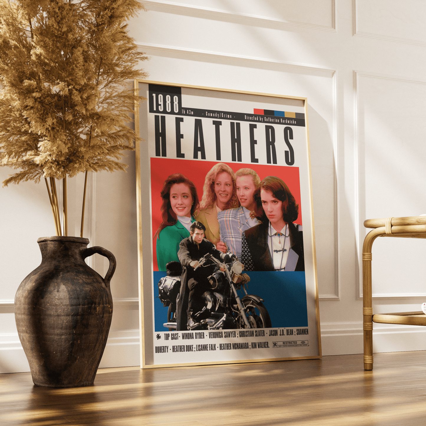 Heathers (1988) Movie Poster - 98 Types StudioModern Minimal Movies