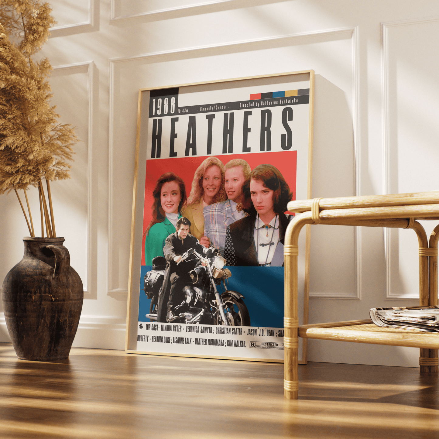Heathers (1988) Movie Poster - 98 Types StudioModern Minimal Movies