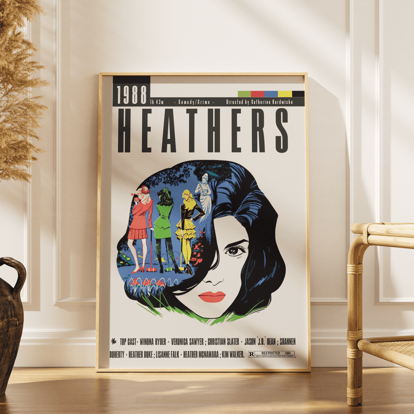 Heathers (1988) Movie Posters - 98 Types StudioModern Minimal Movies