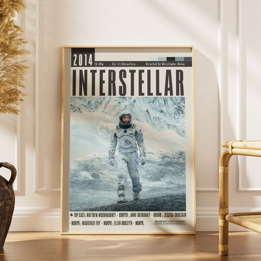 Interstellar (2014) Movie Poster - 98 Types StudioModern Minimal Movies