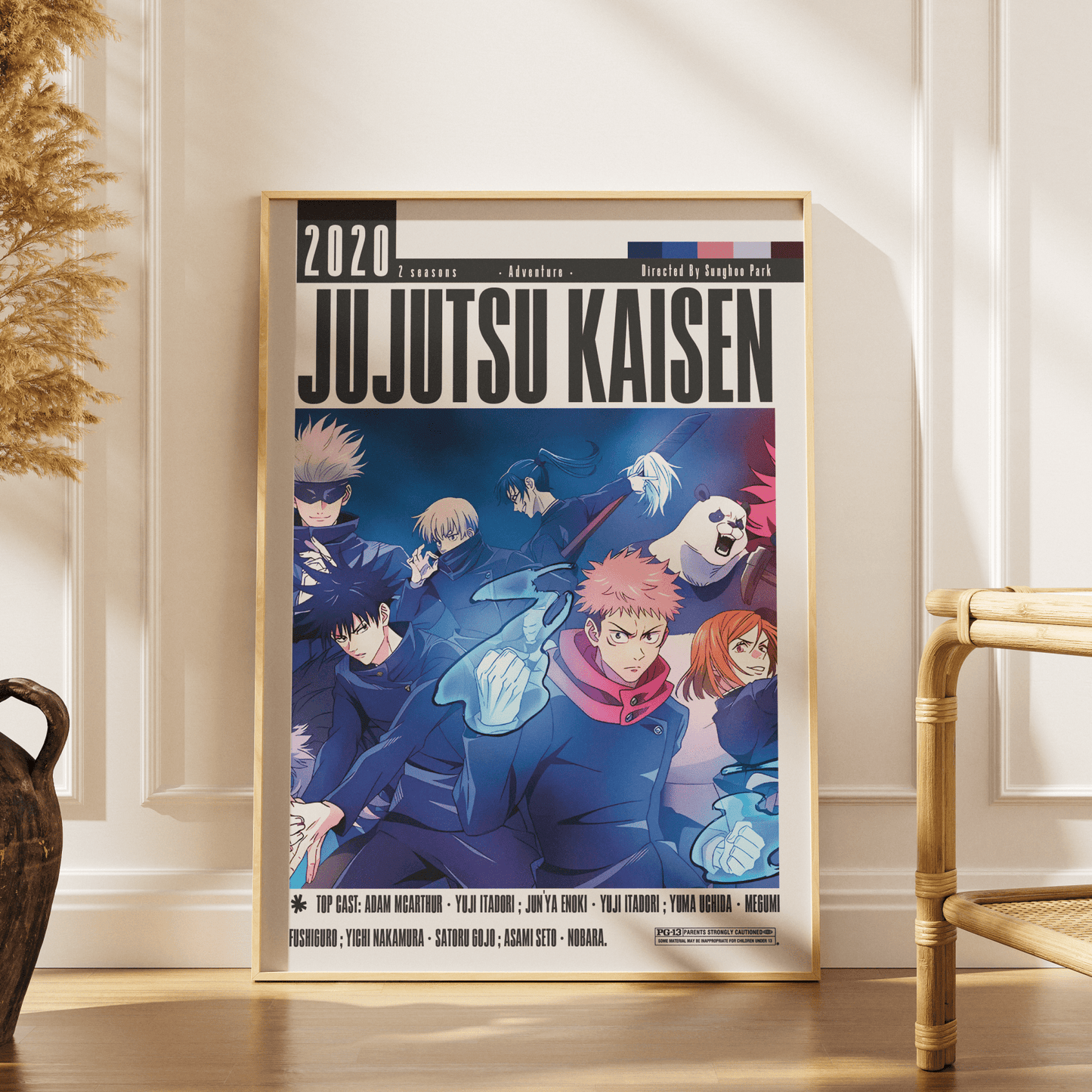 Jujutsu Kaisen 2020 Anime Poster - 98 Types StudioModern Minimal Movies