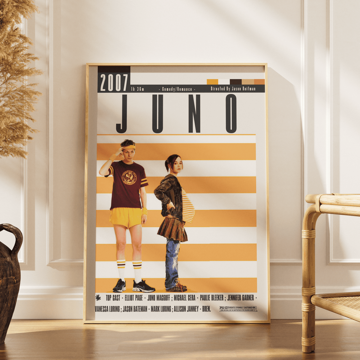 Juno (2007) Movie Poster - 98 Types StudioModern Minimal Movies