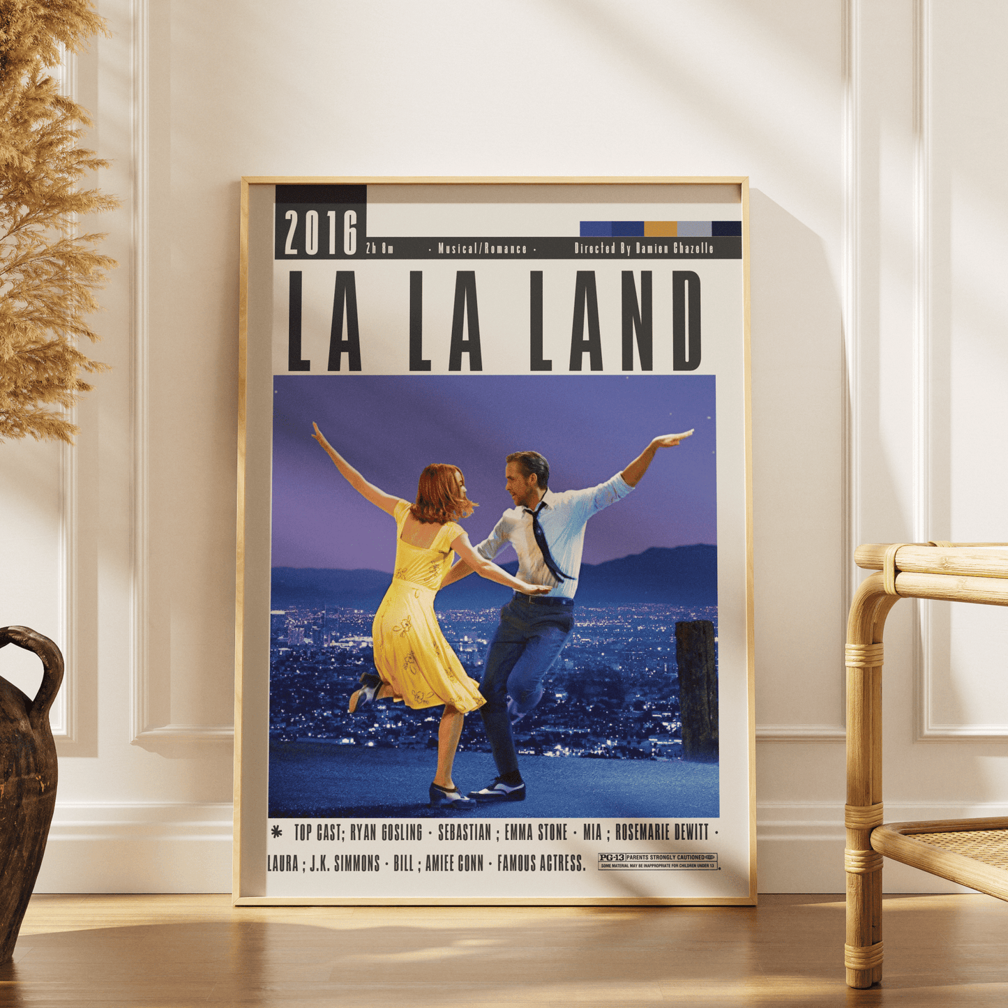 La La Land (2016) Movie Poster - 98 Types StudioModern Minimal Movies