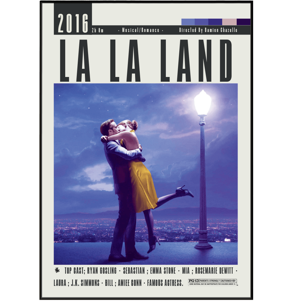 La La Land (2016) Movie Posters - 98 Types StudioModern Minimal Movies