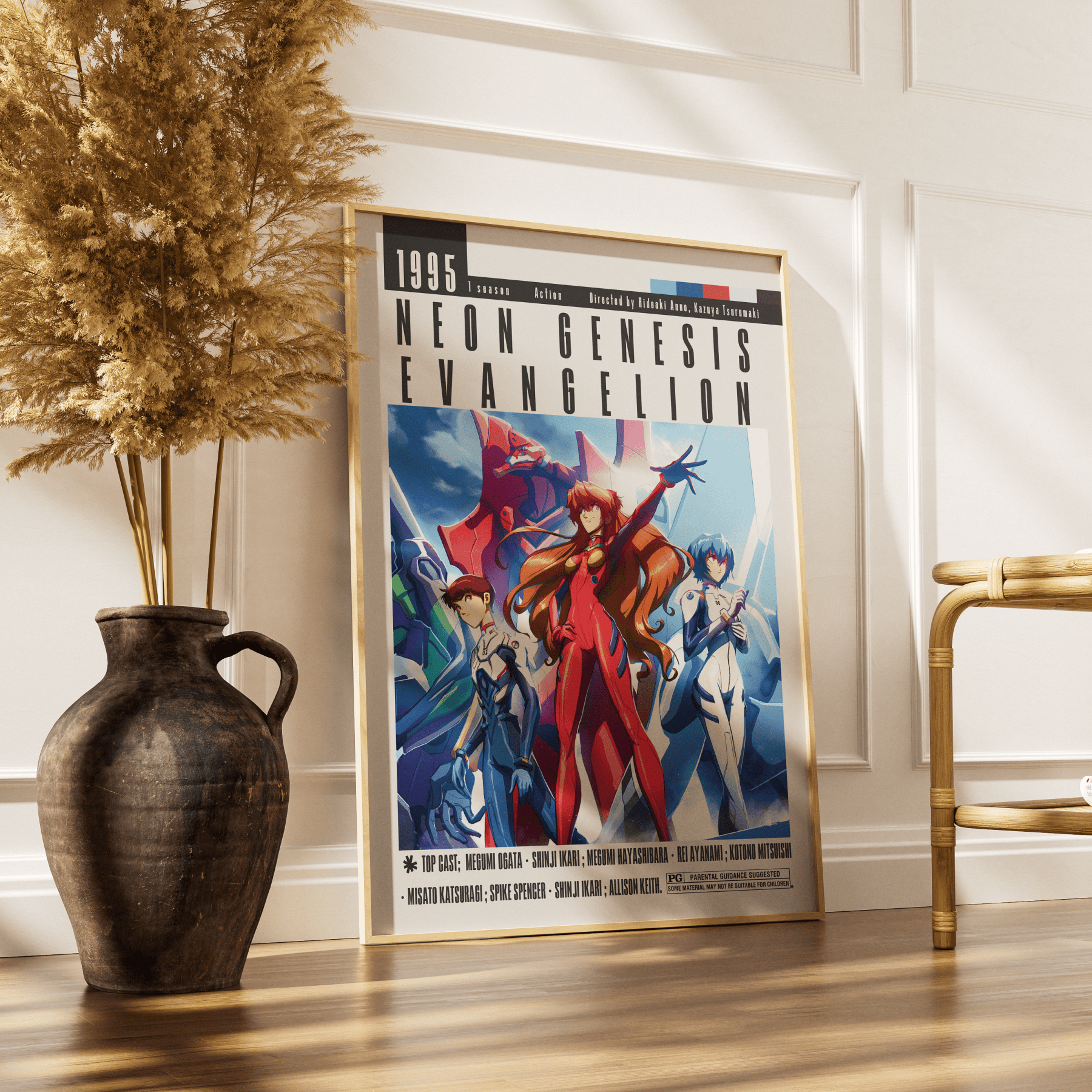 Neon Genesis Evangelion (1995) Anime Poster - 98 Types StudioModern Minimal Movies