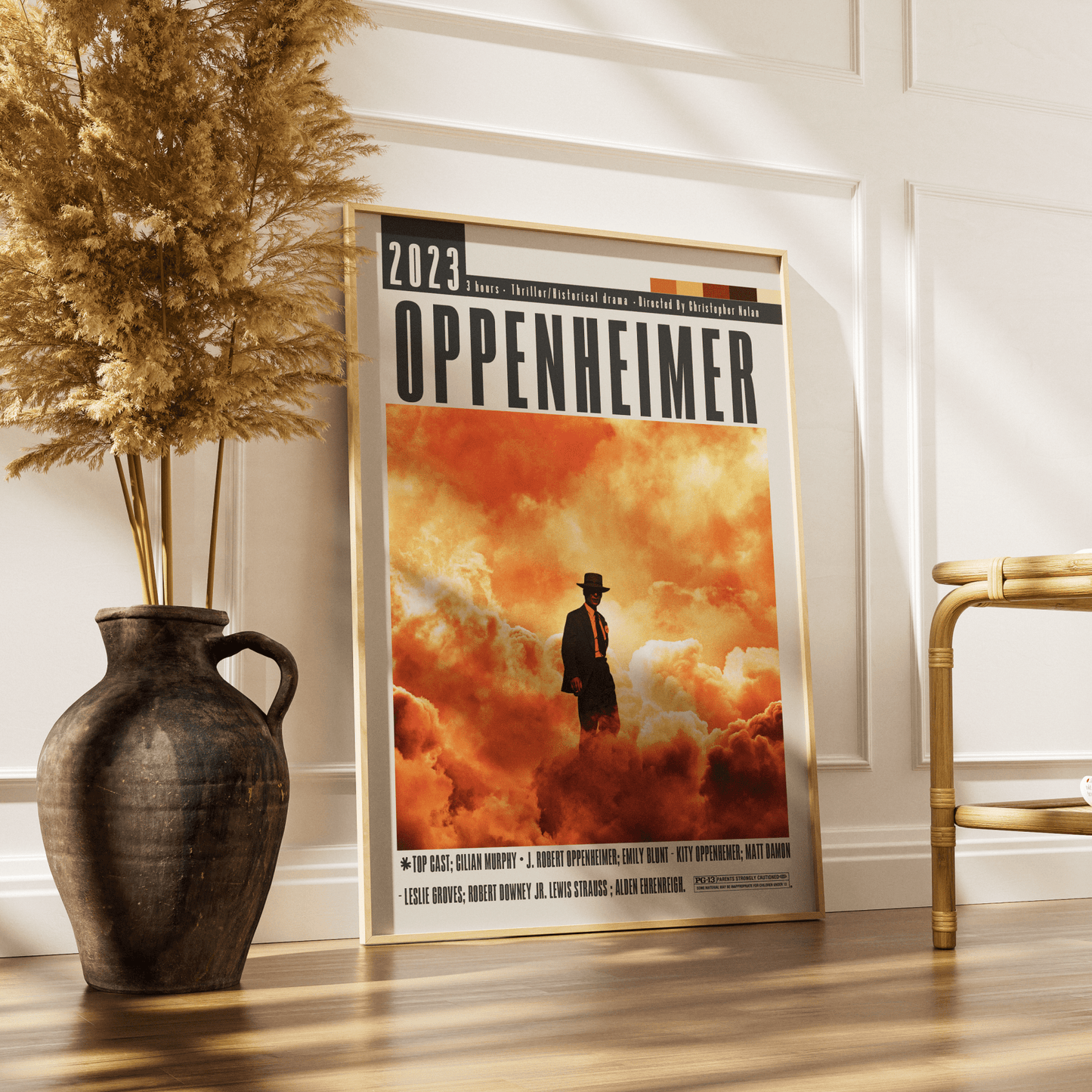 Oppenheimer (2023) Movie Poster - 98 Types StudioModern Minimal Movies