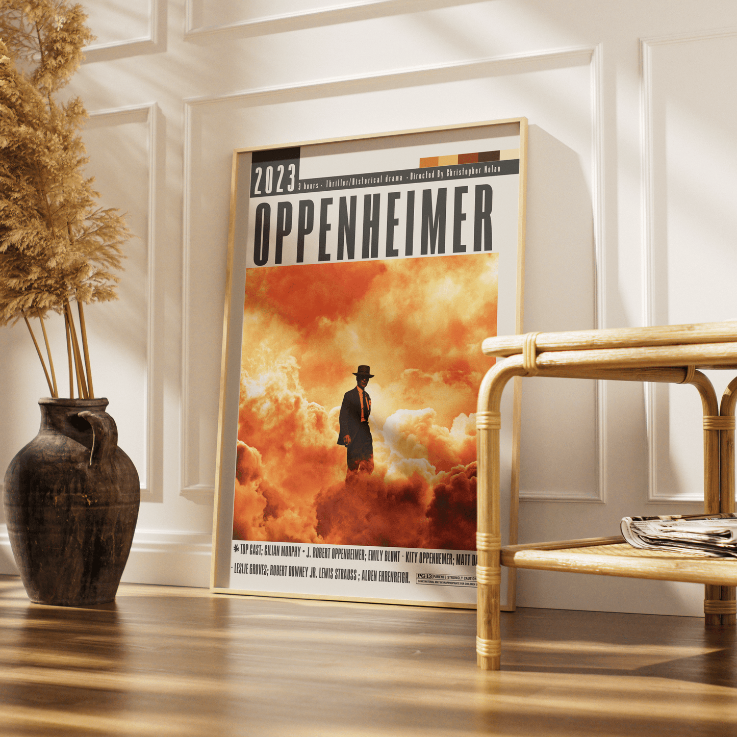 Oppenheimer (2023) Movie Poster - 98 Types StudioModern Minimal Movies