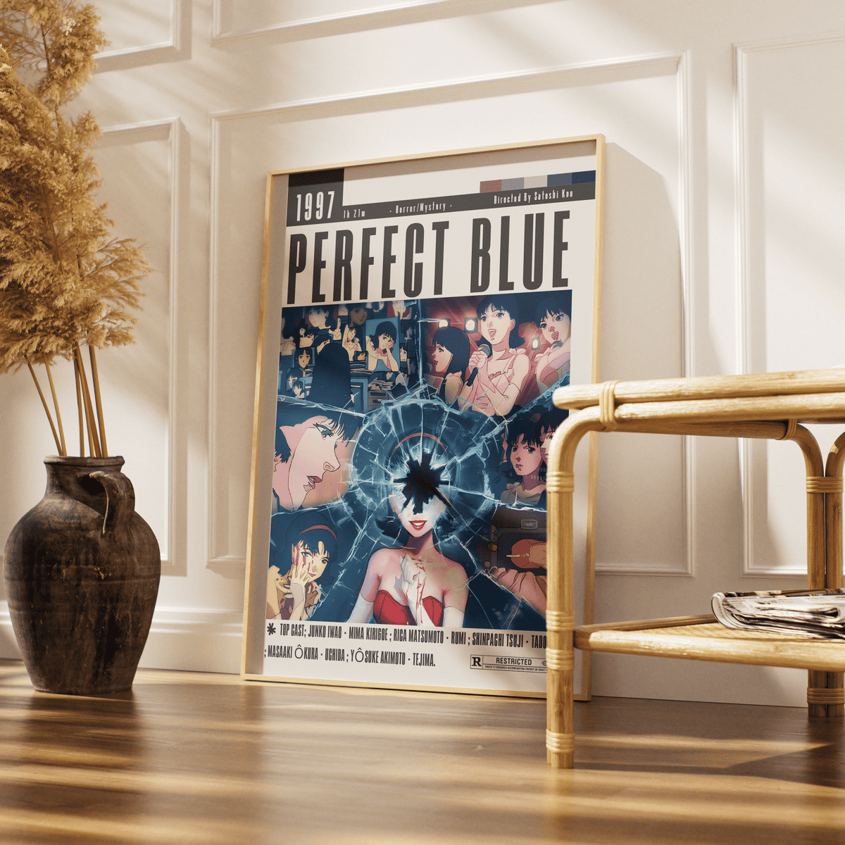 Perfect Blue (1997) Anime Poster poster by 98 Types – view 3