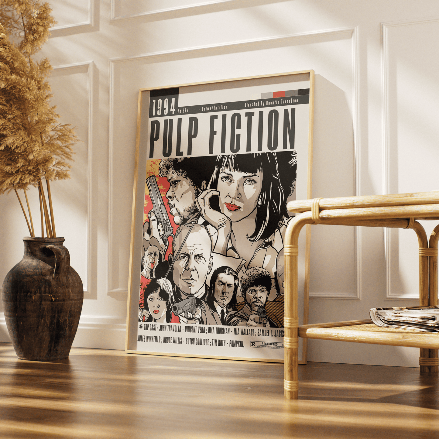 Pulp Fiction (1994) Movie Posters - 98 Types StudioModern Minimal Movies