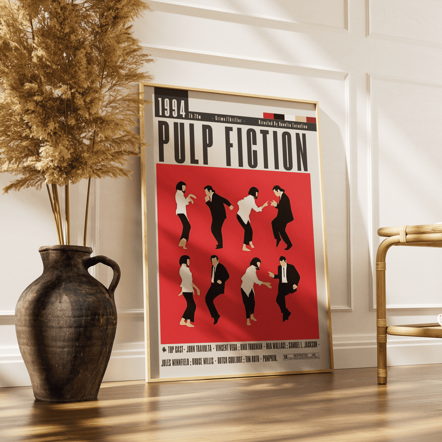 Pulp Fiction (1994) Movies Posters - 98 Types StudioModern Minimal Movies