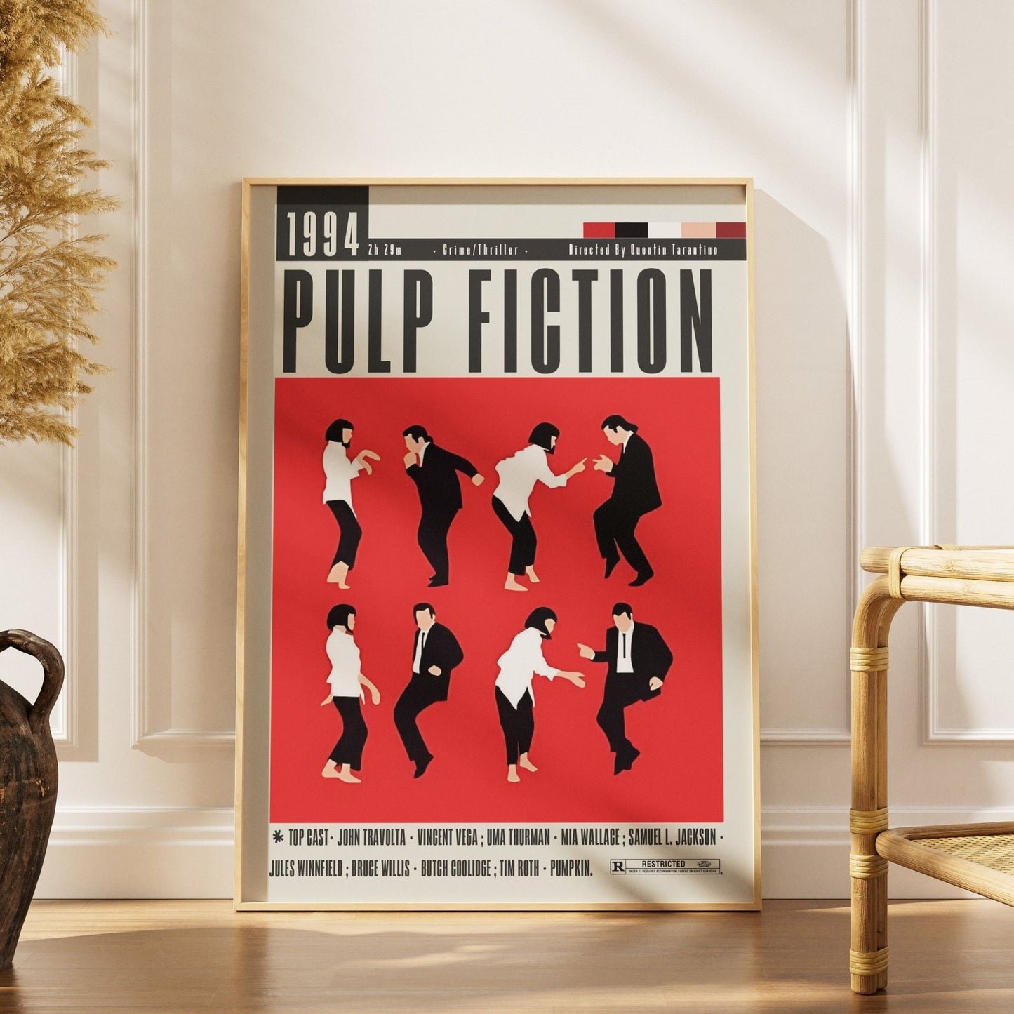 Pulp Fiction (1994) Movies Posters - 98 Types StudioModern Minimal Movies