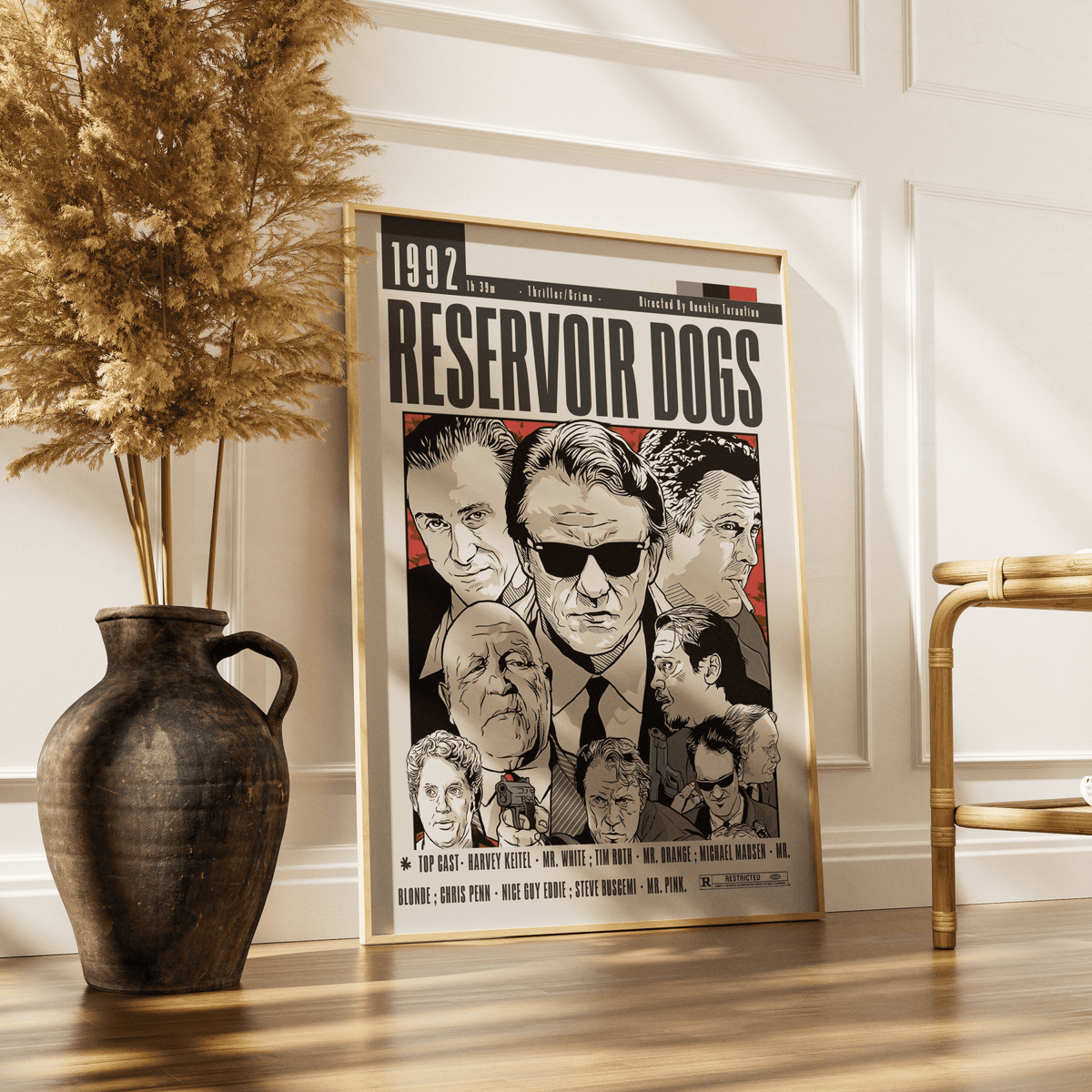 Reservoir Dogs (1992) poster – additional design – 98types