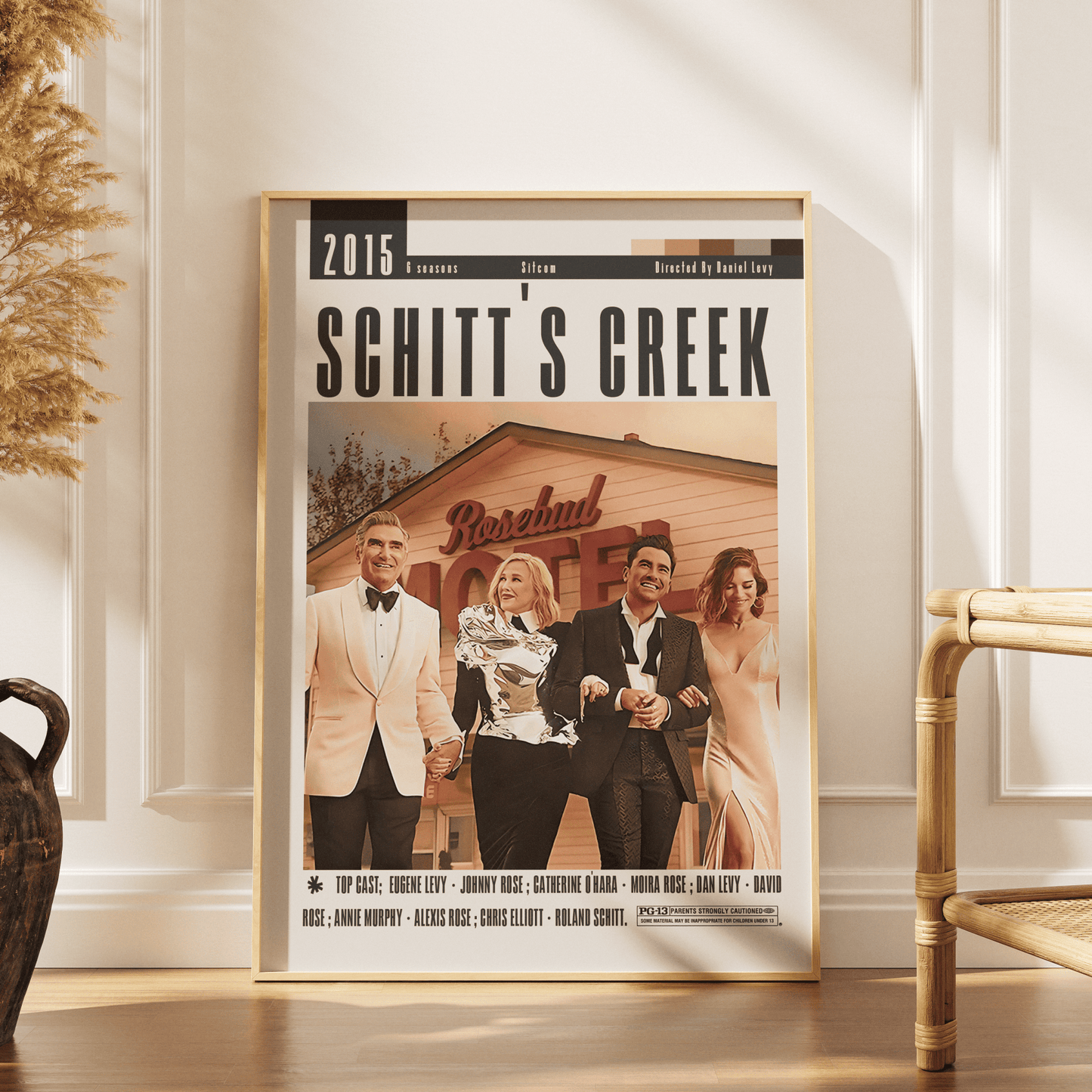Schitt’s Creek (2015–2020) TV Series Poster - 98 Types StudioModern Minimal Movies