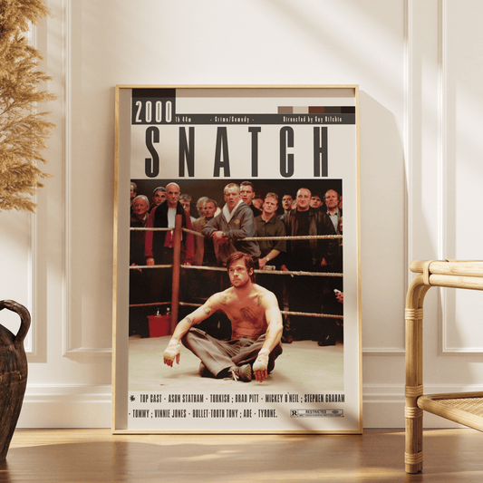 Snatch (2000) Movie Poster - 98 Types StudioModern Minimal Movies