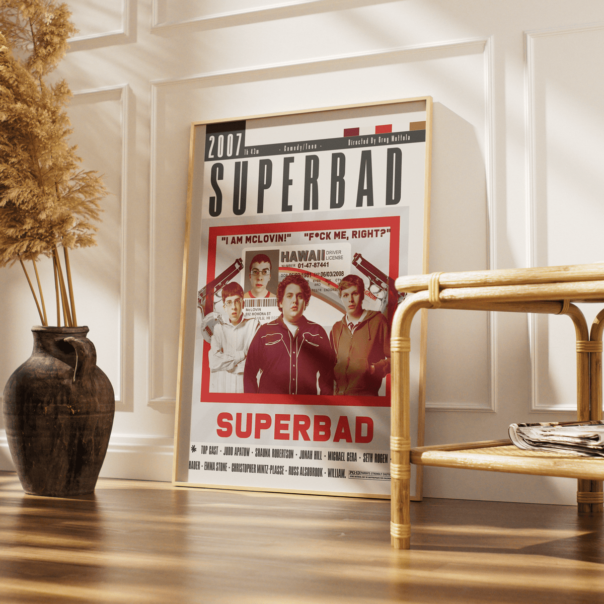 Superbad (2007) Comedy Film Poster poster by 98 Types – view 8